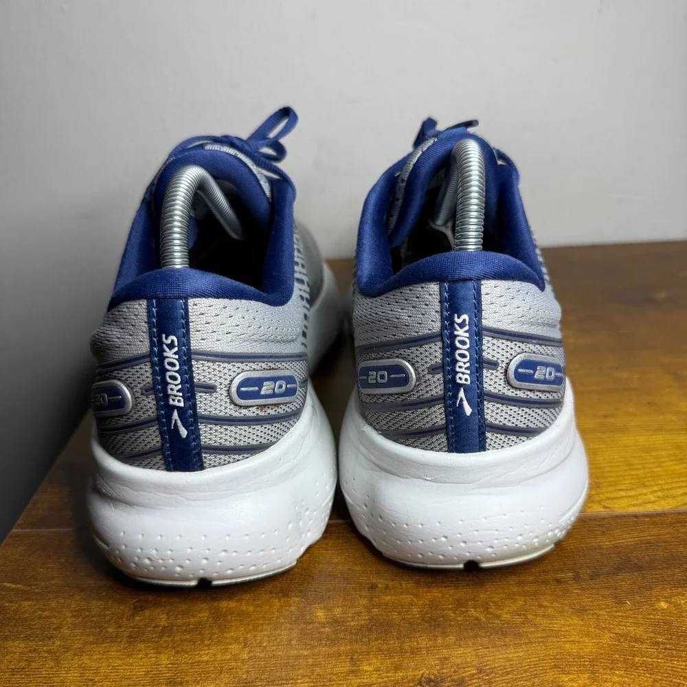 Brooks Glycerin 20 Running Shoes Men Size 8.5 Grey Blue 1103821D070